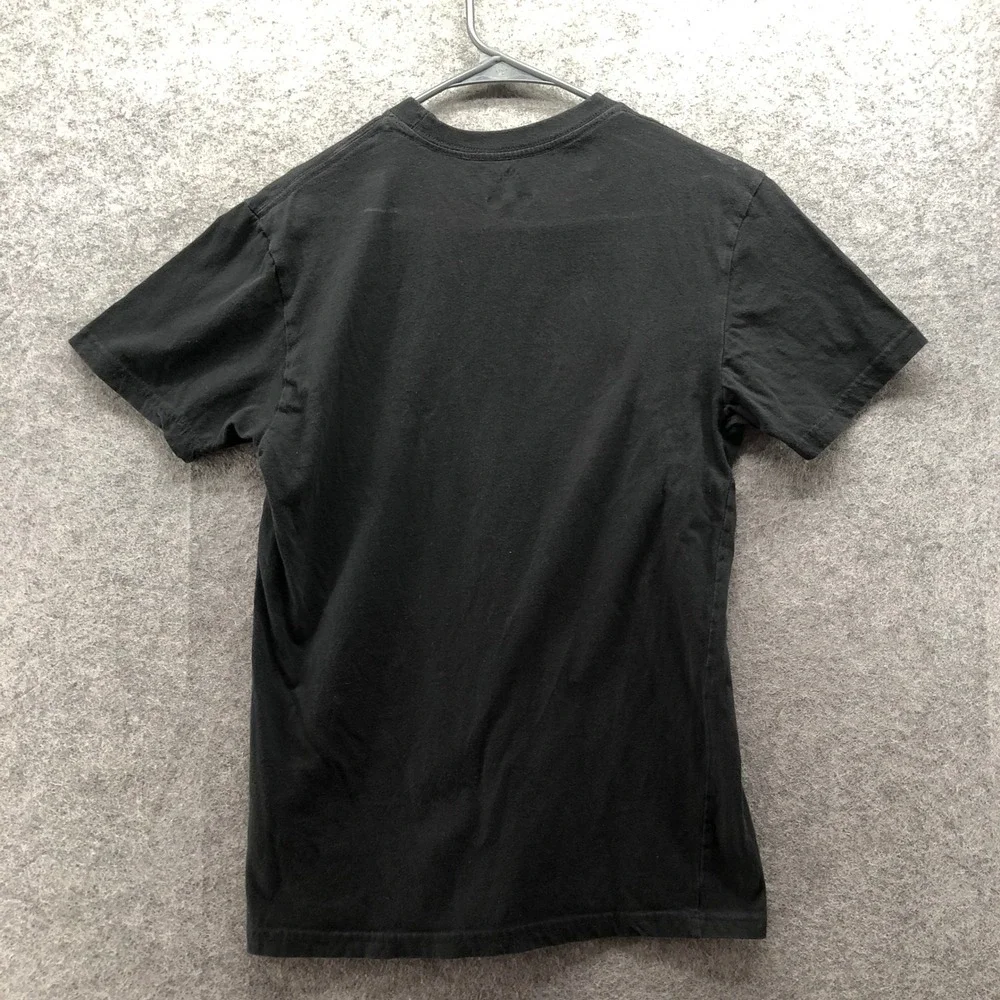 Adidas Golf Graphic Tee‎ Mens Small Black Logo Short Sleeve T Shirt Crew Cotton